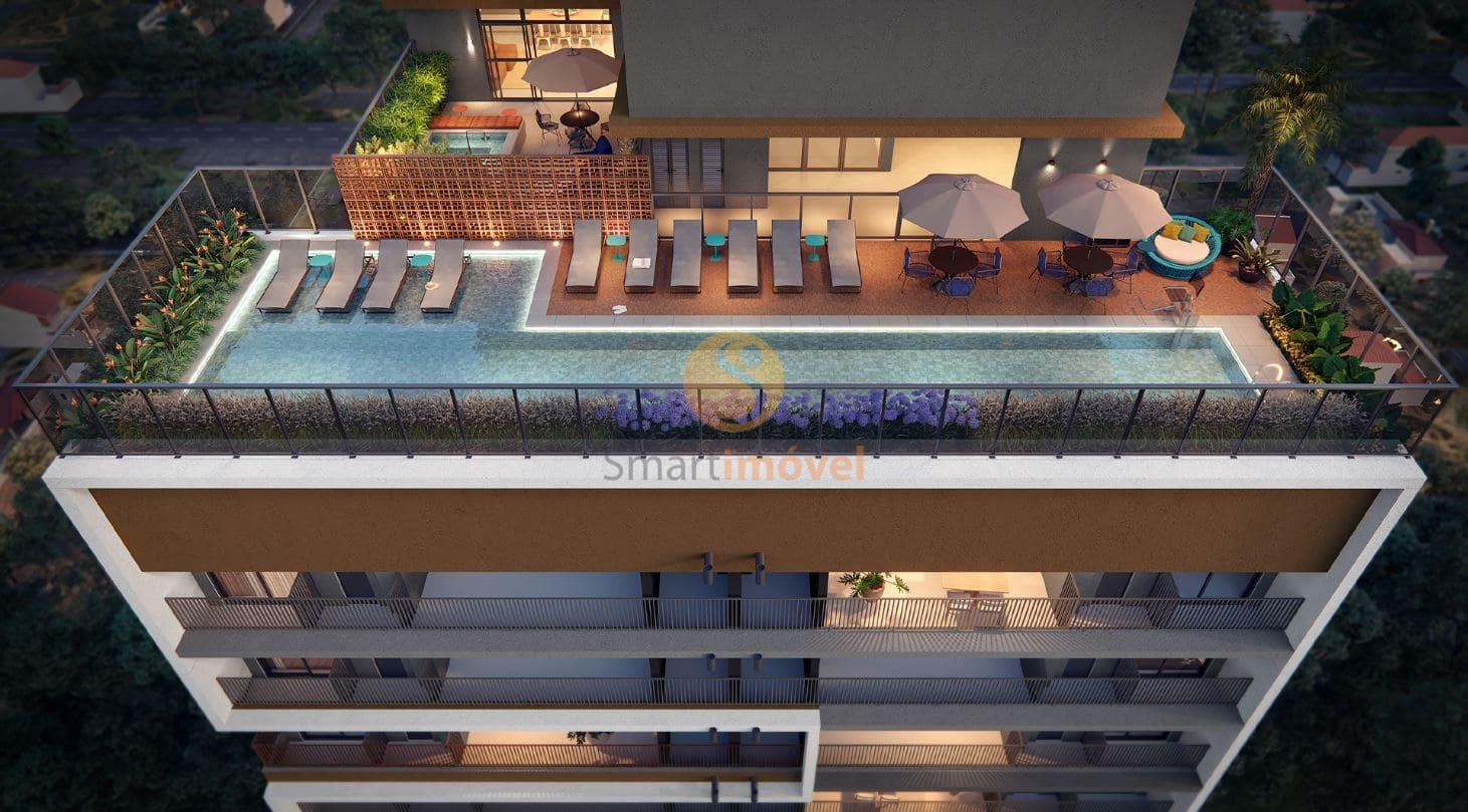 Apartamento studio com 42m&sup2;, 1 su&iacute;te e 1 vaga  São Paulo - 