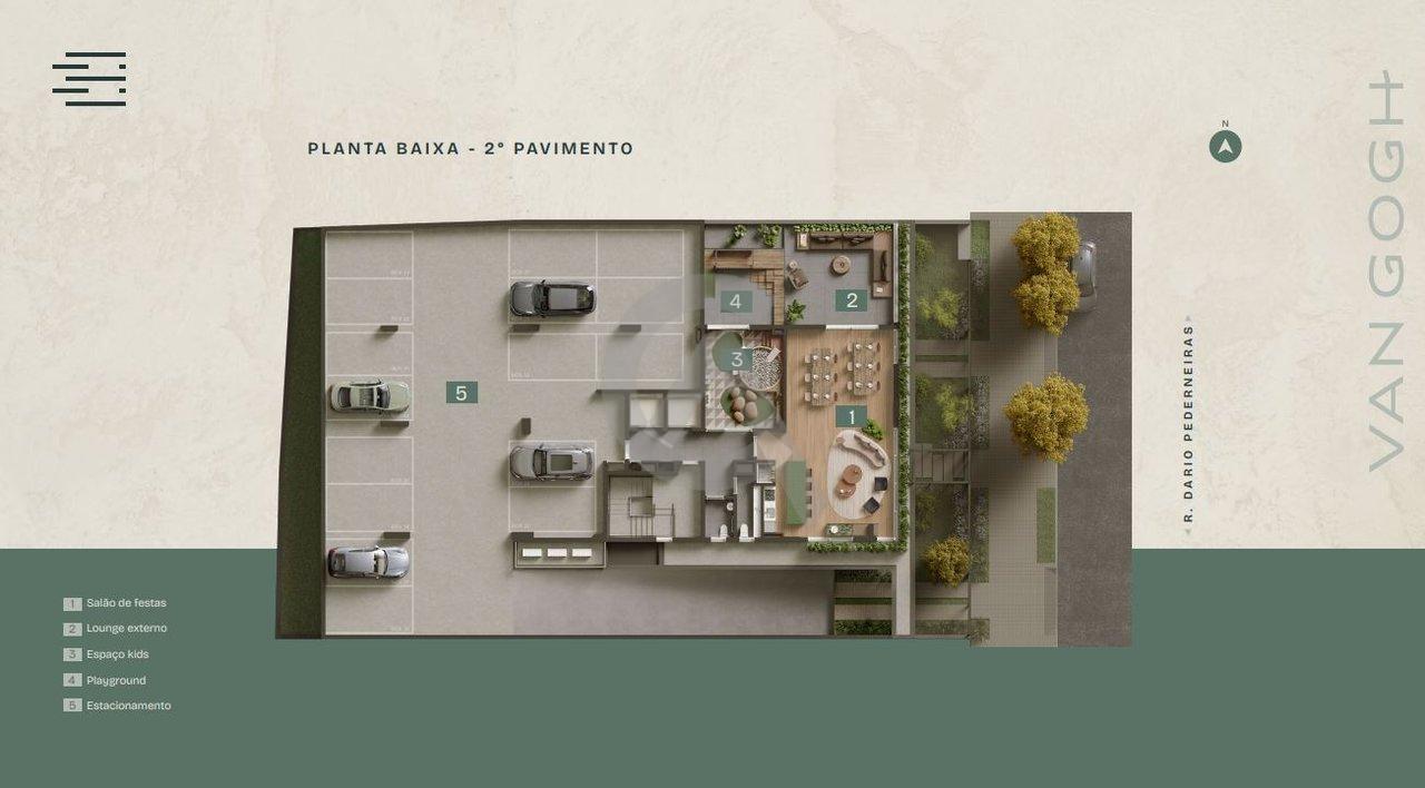 3 Planta Baixa - 2 Pavimento.