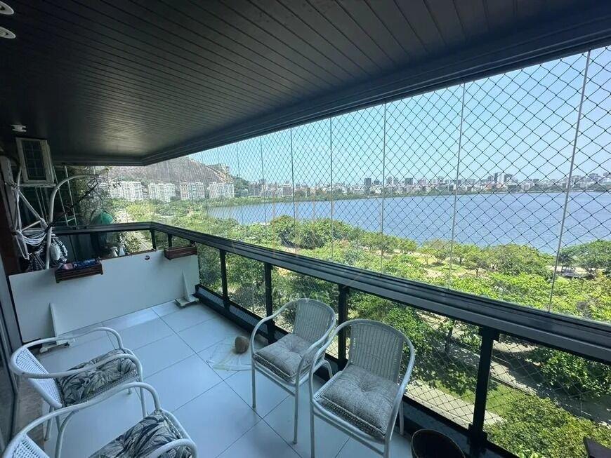 Apartamento Com 4 Quartos Sendo 3 Suítes 3 Banheiros e Com 2 Vagas - Lagoa Rio de Janeiro Avenida Epitácio Pessoa - Lagoa Rio de Janeiro - 