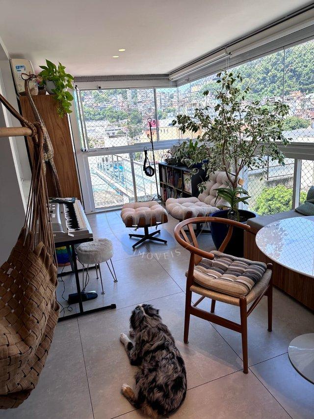 Apartamento Com 3 Quartos Sendo 1 Suíte 3 Banheiros e Com 2 Vagas - Botafogo-RJ Rua Mena Barreto - Botafogo.  Rio de Janeiro - 