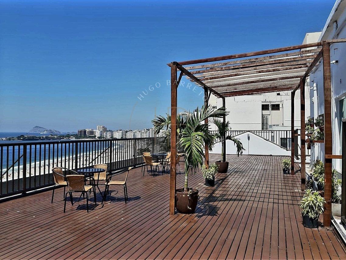 Apartamento Com 3 Quartos Sendo 1 Suíte Com 2 Banheiros e Vista Deslumbrante Frontal Mar Avenida Atlântica Rio de Janeiro - 