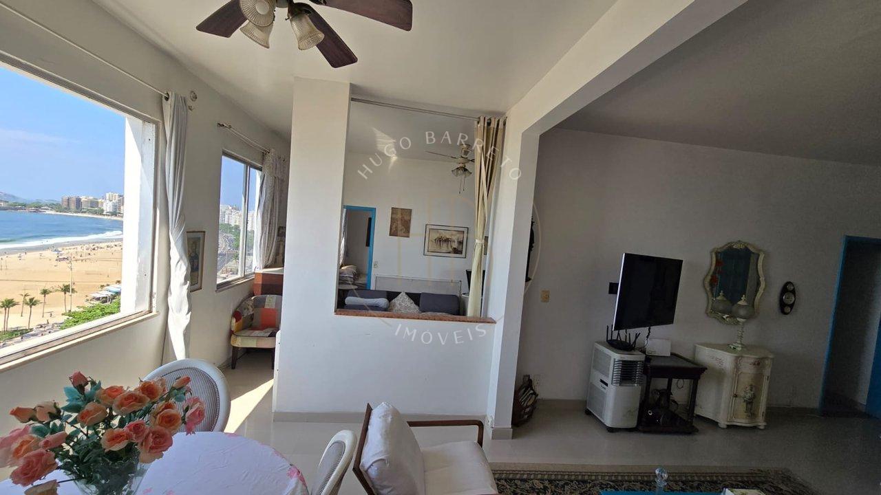 Apartamento Com 3 Quartos Sendo 1 Suíte Com 2 Banheiros e Vista Deslumbrante Frontal Mar Avenida Atlântica Rio de Janeiro - 