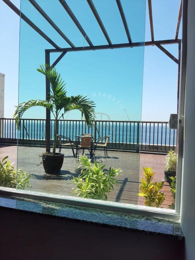 Apartamento Com 3 Quartos Sendo 1 Suíte Com 2 Banheiros e Vista Deslumbrante Frontal Mar Avenida Atlântica Rio de Janeiro - 