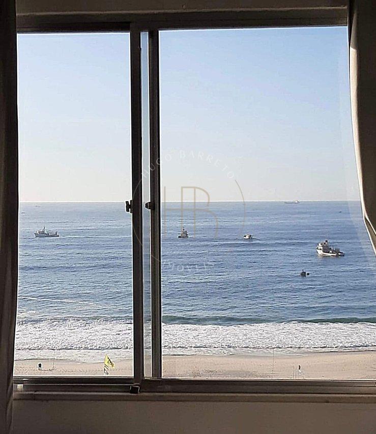 Apartamento Com 3 Quartos Sendo 1 Suíte Com 2 Banheiros e Vista Deslumbrante Frontal Mar Avenida Atlântica Rio de Janeiro - 