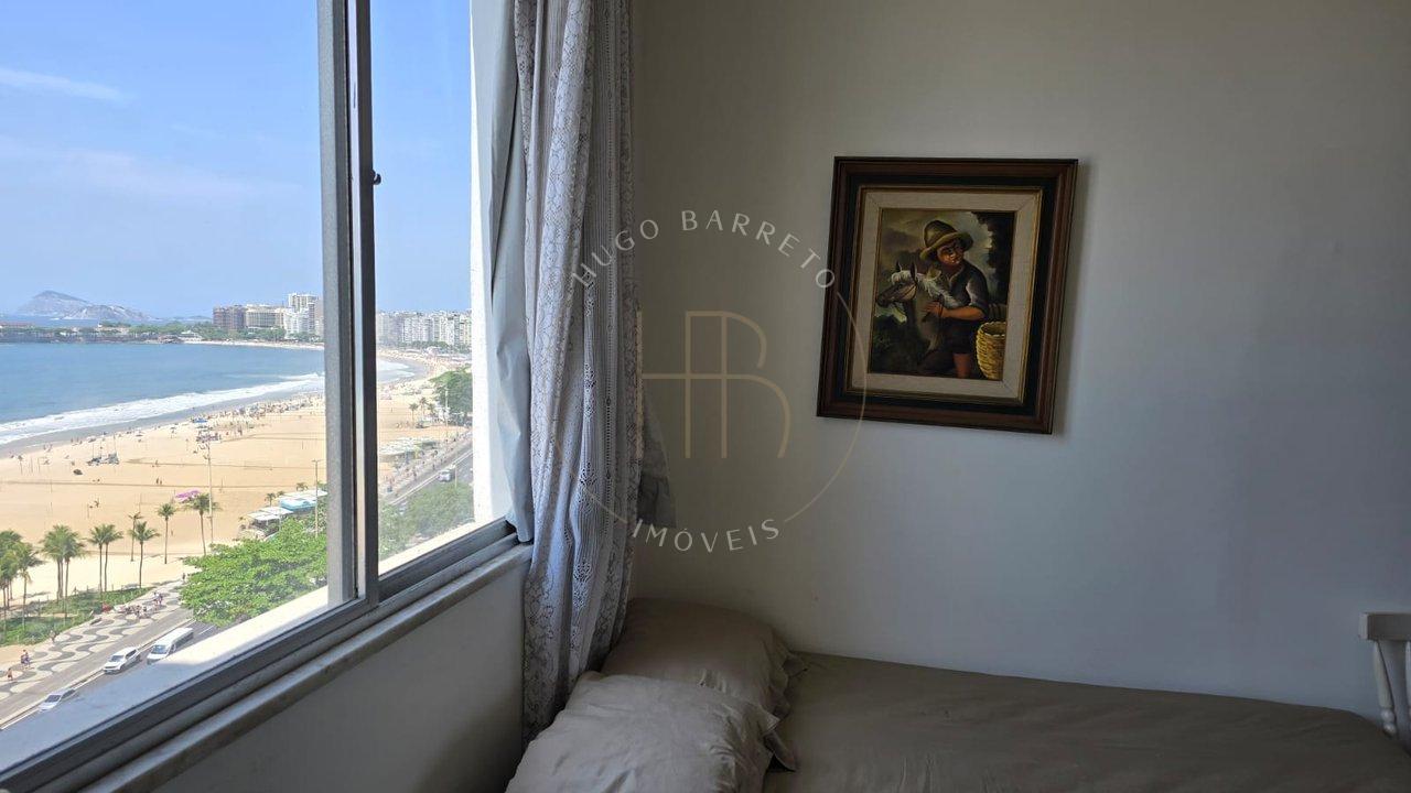 Apartamento Com 3 Quartos Sendo 1 Suíte Com 2 Banheiros e Vista Deslumbrante Frontal Mar Avenida Atlântica Rio de Janeiro - 