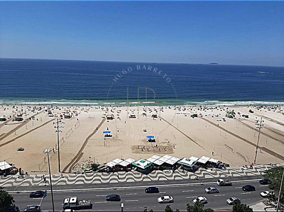 Apartamento 3 quartos Frente Mar na Praia de Copacabana Avenida Atlântica Rio de Janeiro - 