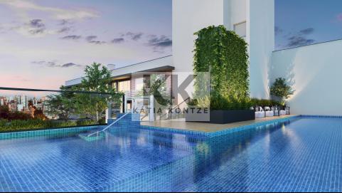 Apartamento Villa Moinhos 1 suíte 77m² Miguel Tostes Porto Alegre - 
