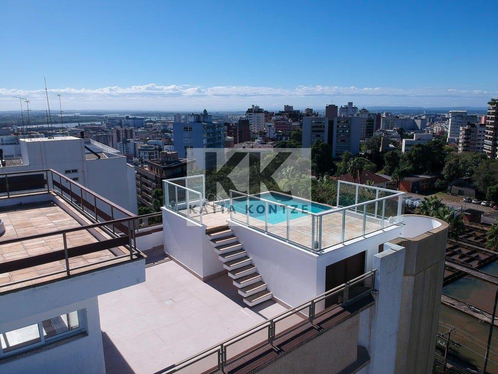 Triplex Chácara Mostardeiro 479 Apto 801 547.3m² 4D Doutor Vale Porto Alegre - Piscina- Vista aérea