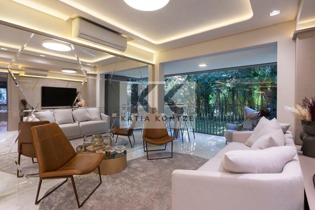 Apartamento Arbo Residences 119.07m² 3D Luzitana Porto Alegre - Living