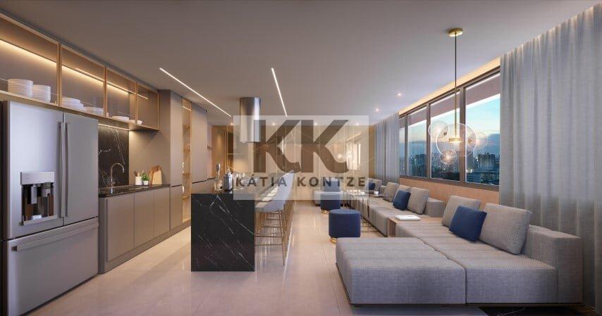 Garden Skyline Parque Moinhos 46.28m² 1D Casemiro de Abreu Porto Alegre - Espaco gourmet
