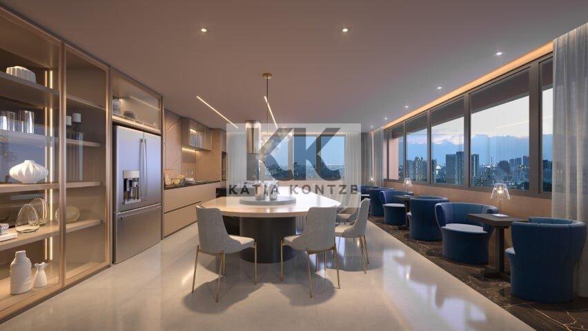 Garden Skyline Parque Moinhos 46.28m² 1D Casemiro de Abreu Porto Alegre - Salao de festas