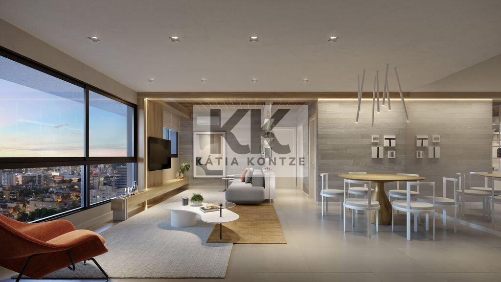 Apartamento Yuna Jardim Botânico 88.68m² 3D Felizardo Furtado Porto Alegre - Living
