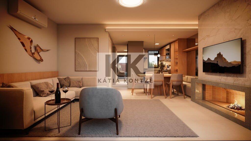 Casa em Condomínio Orygem Residence Club - Fase 2 173.71m² 3D Engenheiro Ludolfo Boehl Porto Alegre - Living