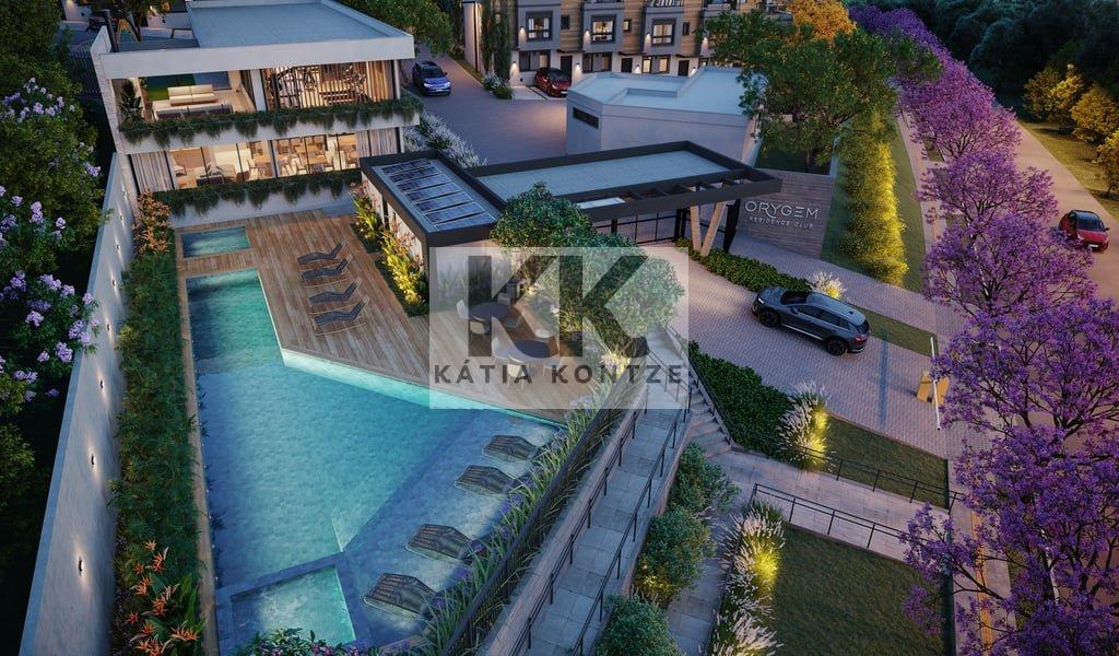 Casa em Condomínio Orygem Residence Club - Fase 2 173.71m² 3D Engenheiro Ludolfo Boehl Porto Alegre - Voo de passaro