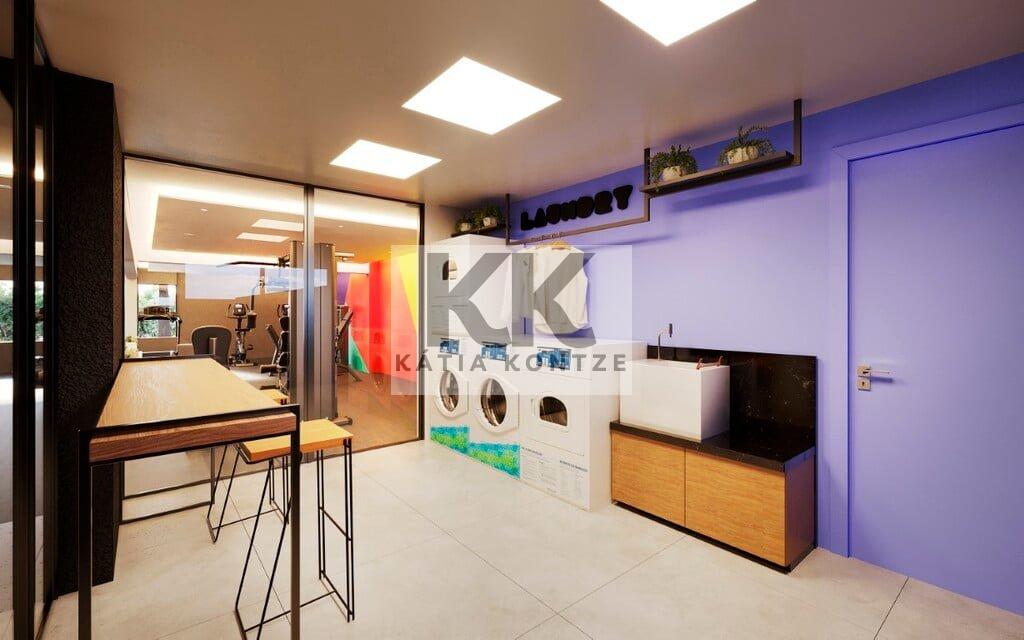 Apartamento Mural Bom Fim 1 suíte 44m² Garibaldi Porto Alegre - Lavanderia