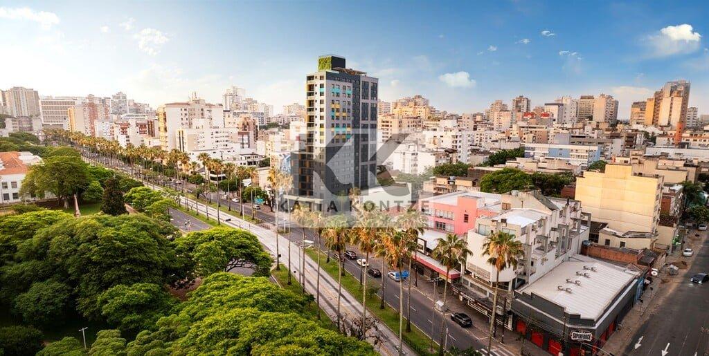 Apartamento Mural Bom Fim 1 suíte 44m² Garibaldi Porto Alegre - Aerea