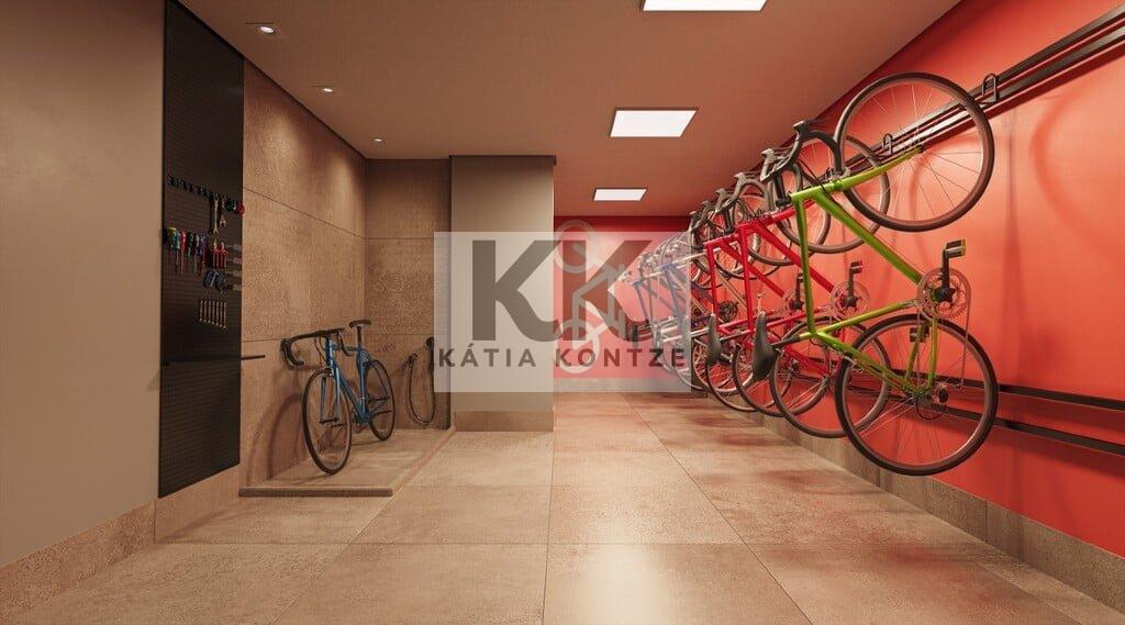 Apartamento Mural Bom Fim 1 suíte 42m² Garibaldi Porto Alegre - Bicicletario