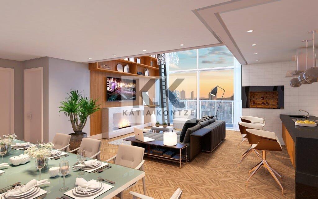 Apartamento DUOS 182.37m² 3D Alceu Wamosy Porto Alegre - 