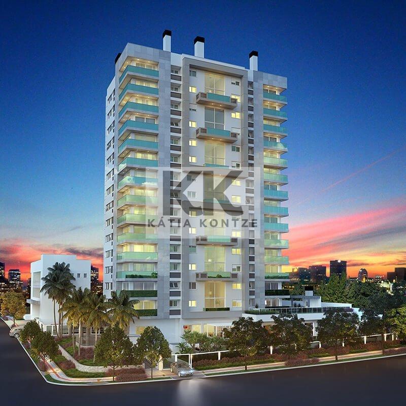Apartamento DUOS 182.37m² 3D Alceu Wamosy Porto Alegre - 