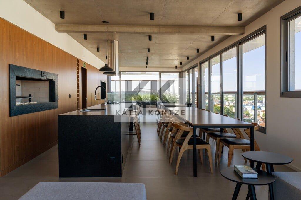 Apartamento Vida 87.65m² 2D Atanásio Belmonte Porto Alegre - Salao de festas
