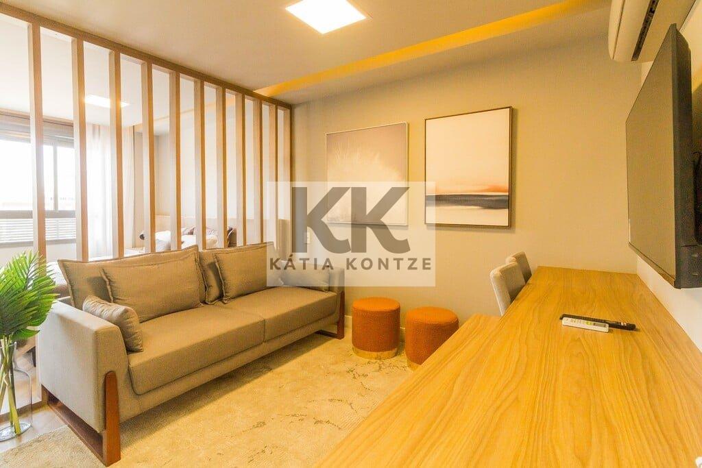 Studio Vintage Senior Residence 37.08m² 1D Lageado Porto Alegre - Living