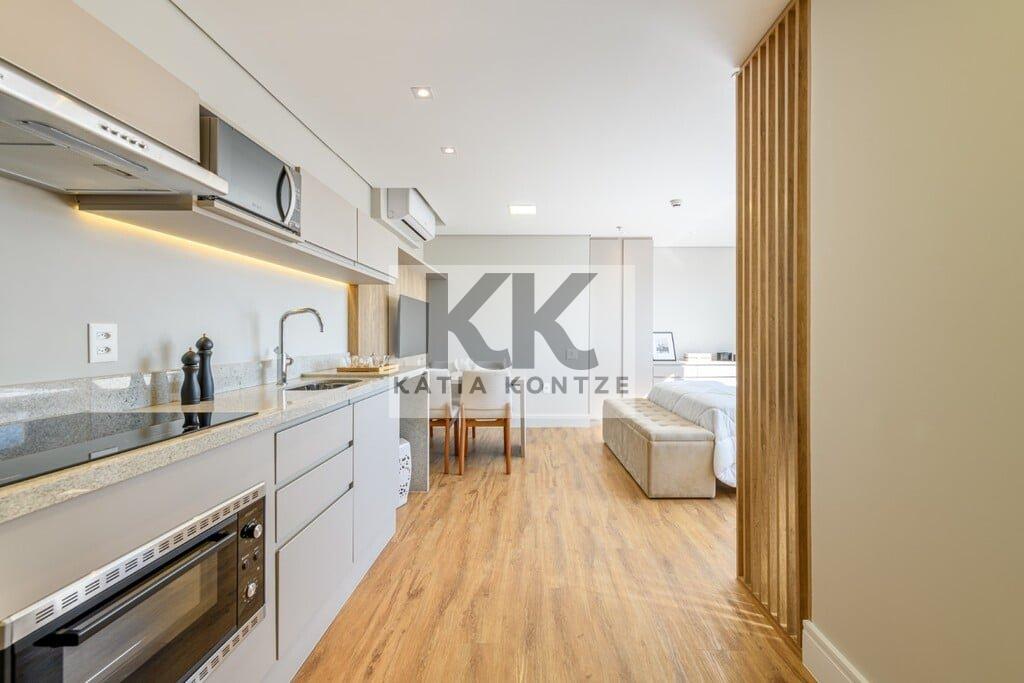 Studio Vintage Senior Residence 37.08m² 1D Lageado Porto Alegre - Cozinha - apartamento 508