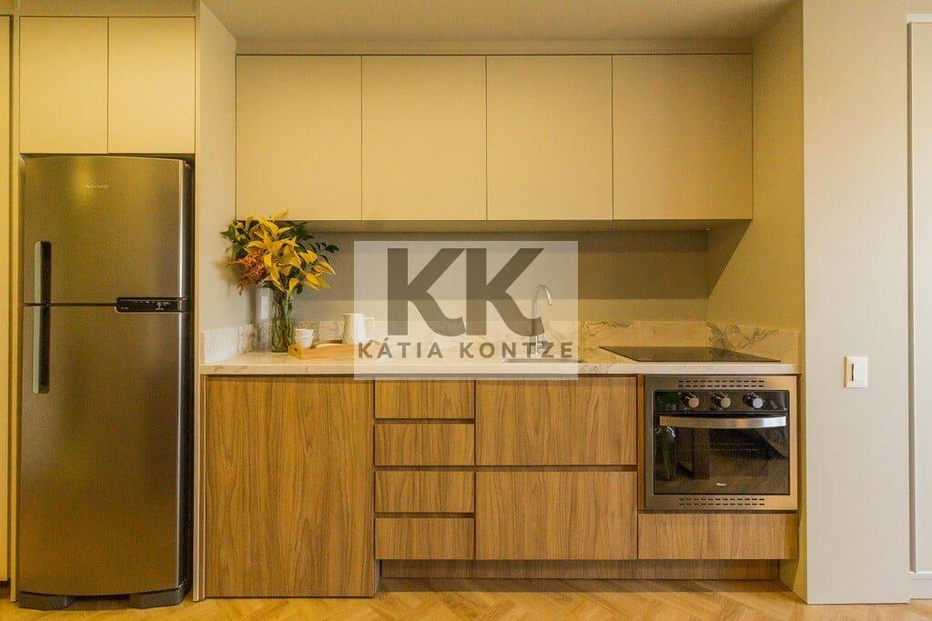 Studio Vintage Senior Residence 42.82m² 1D Lageado Porto Alegre - Cozinha