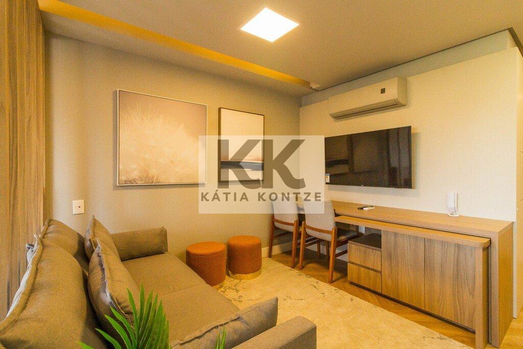 Studio Vintage Senior Residence 42.82m² 1D Lageado Porto Alegre - Living