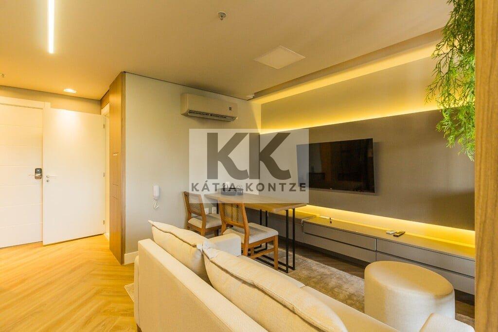 Studio Vintage Senior Residence 42.82m² 1D Lageado Porto Alegre - Living