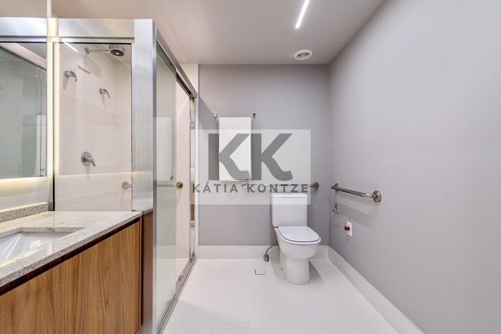 Studio Vintage Senior Residence 42.82m² 1D Lageado Porto Alegre - Banheiro - apartamento 706