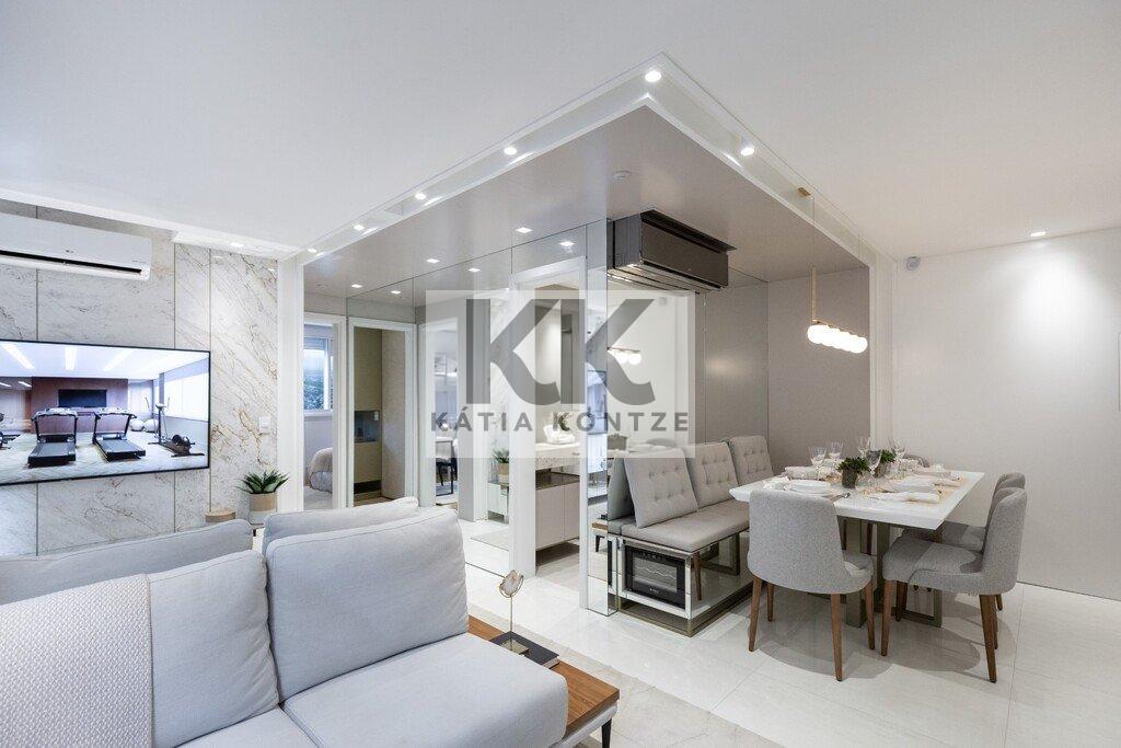 Apartamento Prime Altos do Germânia 56.26m² 2D Sapé Porto Alegre - Living