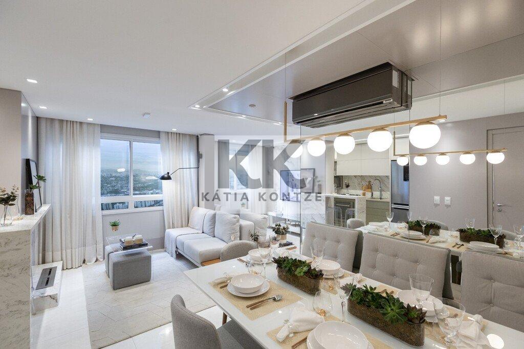 Apartamento Prime Altos do Germânia 56.26m² 2D Sapé Porto Alegre - Living