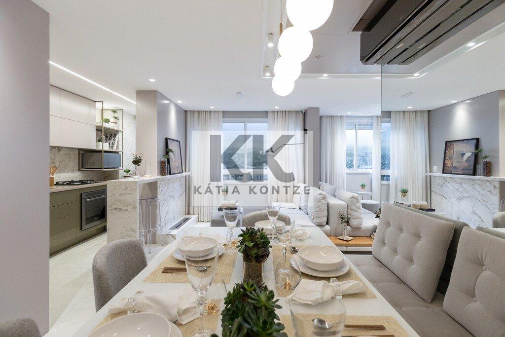 Apartamento Prime Altos do Germânia 56.26m² 2D Sapé Porto Alegre - Living