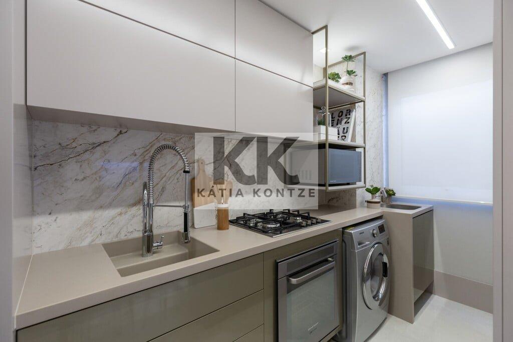 Apartamento Prime Altos do Germânia 67.62m² 3D Sapé Porto Alegre - Cozinha