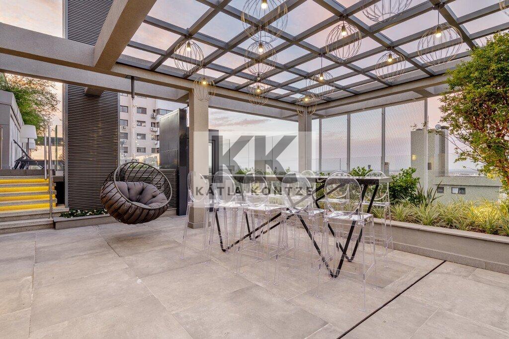 Apartamento The Arch 44.97m² 1D Silva Jardim Porto Alegre - Lounge externo