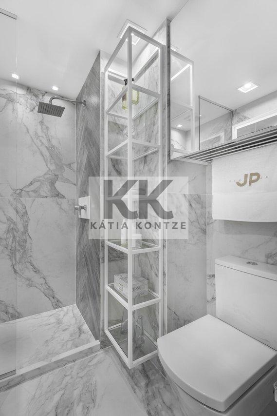 Studio JP Redenção 24.96m² 1D João Pessoa Porto Alegre - Banheiro - decorado