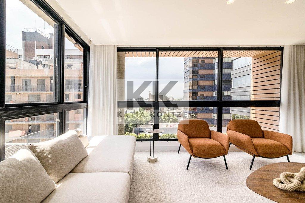 Apartamento Z800 123.97m² 3D Tito Lívio Zambecari Porto Alegre - Living