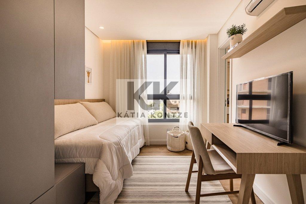 Apartamento Z800 123.97m² 3D Tito Lívio Zambecari Porto Alegre - Dormitorio