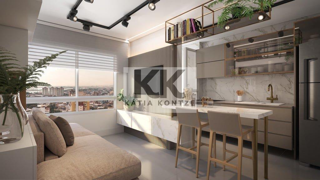 Studio Quintal Moinhos 30.2m² 1D Carmen Porto Alegre - 