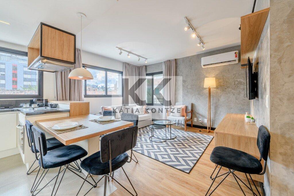 Studio NY 205 43.13m² 1D Nova York Porto Alegre - Living