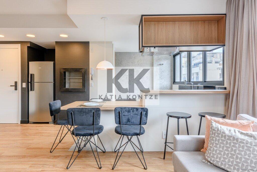 Studio NY 205 43.13m² 1D Nova York Porto Alegre - Living