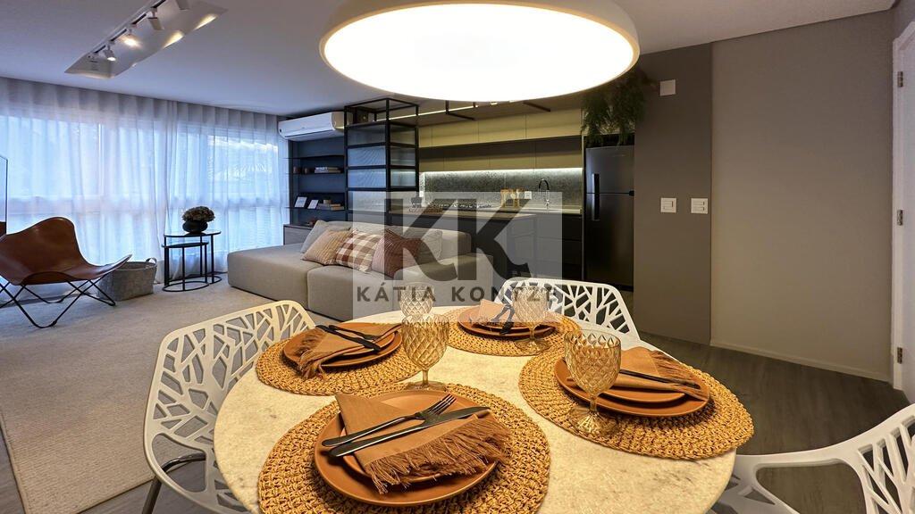 Apartamento Villa Moinhos 1 suíte 55m² Miguel Tostes Porto Alegre - Living