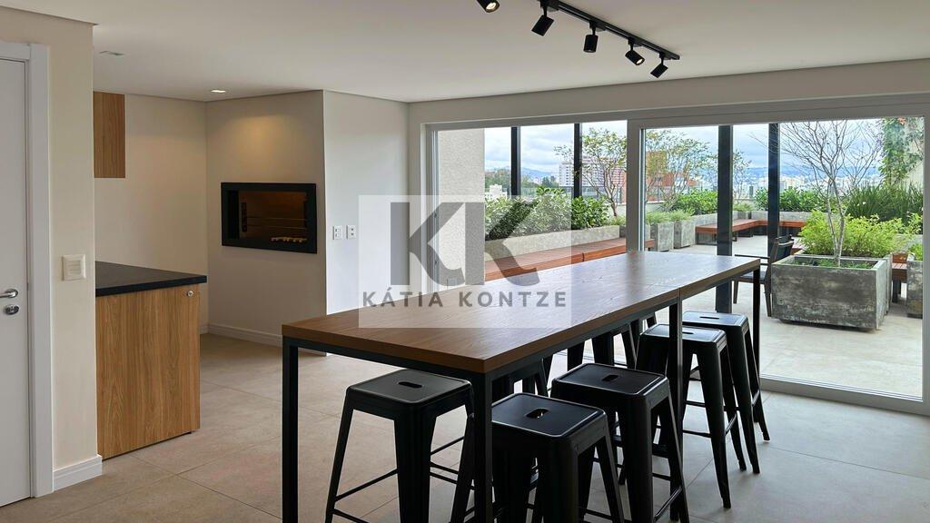 Apartamento Villa Moinhos 1 suíte 55m² Miguel Tostes Porto Alegre - Churrasqueira