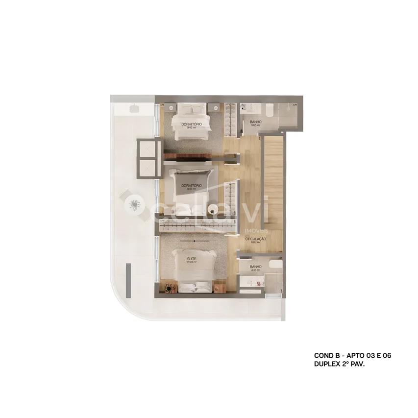 Planta Cond. B Duplex 2