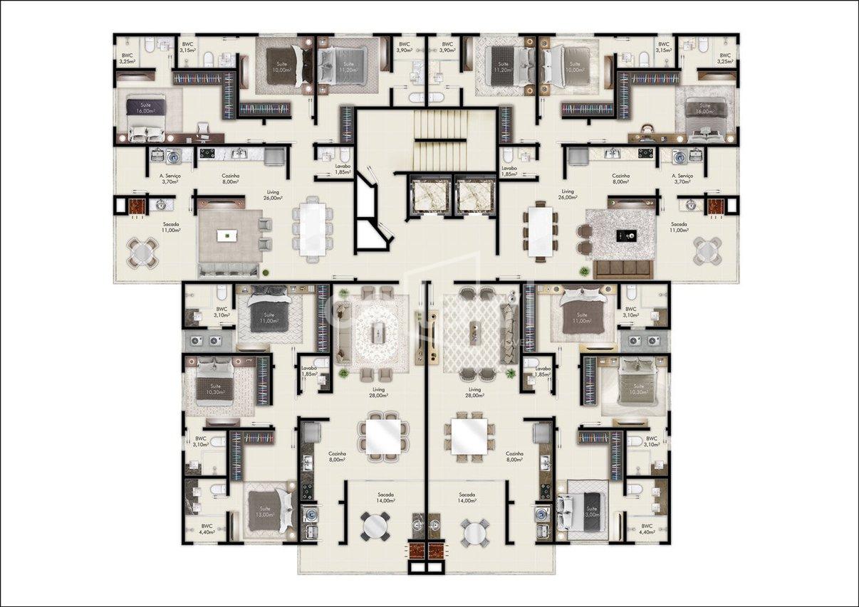 Planta Tipos 