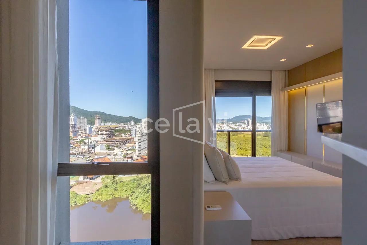 APARTAMENTO MOBILIADO E DECORADO VISTA MAR Avenida Senador Atílio Fontana Porto Belo - 