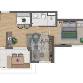 Apartamento 2 dormit&oacute;rios | com vaga | lazer no Ipiranga Zona Sul Rua Américo Ribeiro São Paulo - 