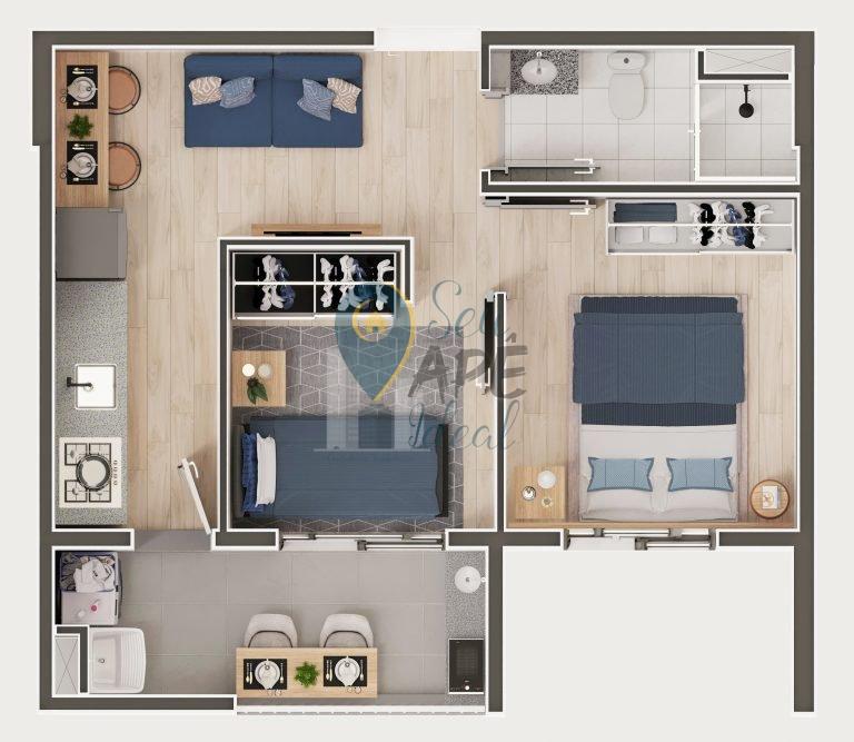 Apartamento 2 dormit&oacute;rios | com vaga | lazer | Vergueiro Pr&oacute;ximo ao Metr&ocirc; | Zona Sul Rua Vergueiro São Paulo - 