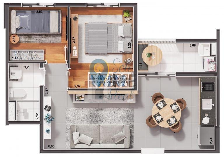 Apartamento 2 dormit&oacute;rios | com vaga | lazer | Vergueiro Pr&oacute;ximo ao Metr&ocirc; | Zona Sul Rua Vergueiro São Paulo - 