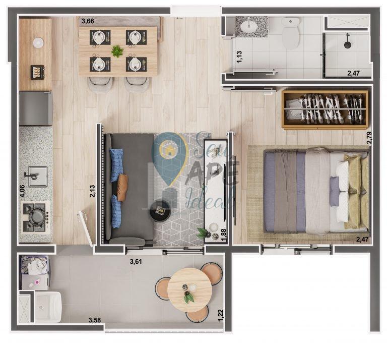 Apartamento 2 dormit&oacute;rios | com vaga | lazer | Vergueiro Pr&oacute;ximo ao Metr&ocirc; | Zona Sul Rua Vergueiro São Paulo - 